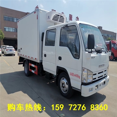 藍(lán)牌冷凍冷鮮豬肉雞肉保溫配送車國(guó)6標(biāo)準(zhǔn)冷鮮物流冷鏈車